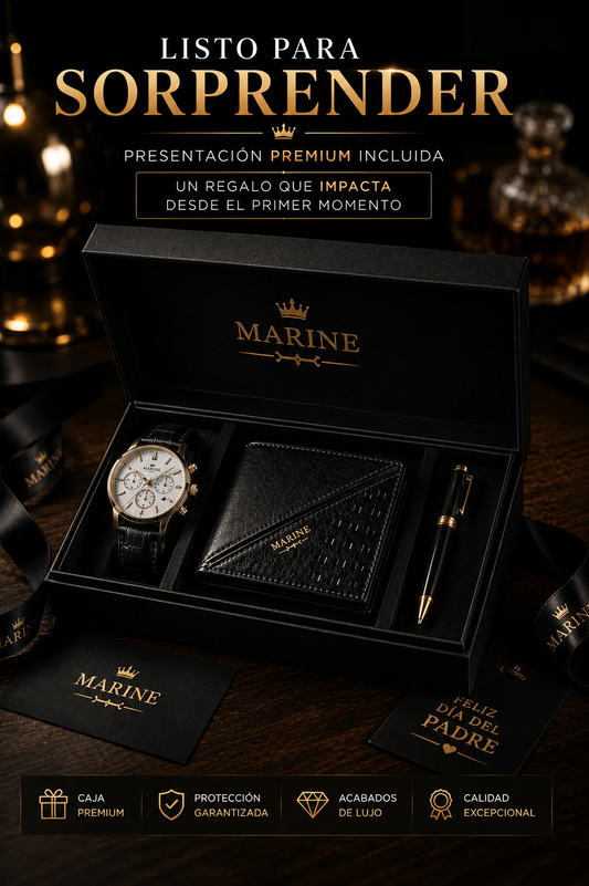 COMBO Signature Dad billetera + reloj