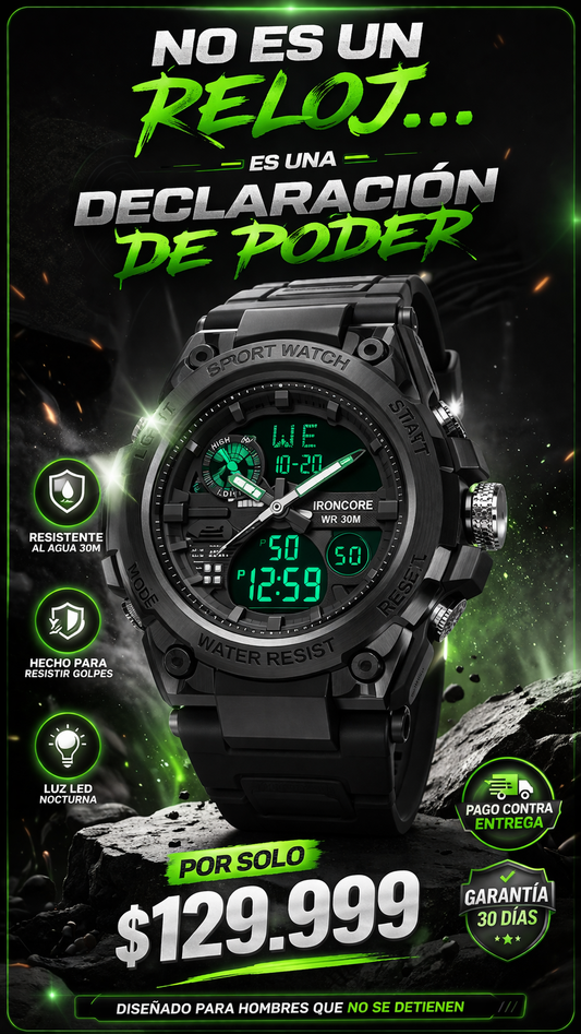 RELOJ BLACK WATCH SANDA