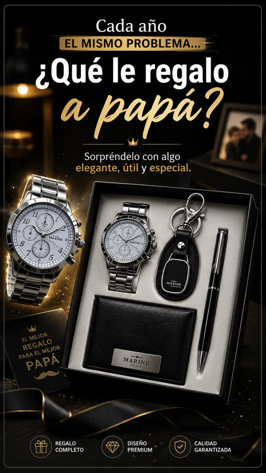 RELOJ+CARTERA+LLAVERO+LAPICERO