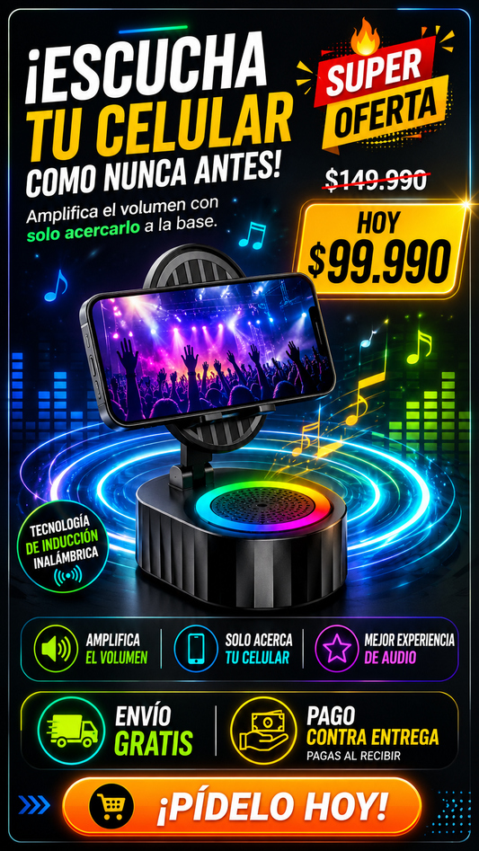 Holder para celular con parlante TL