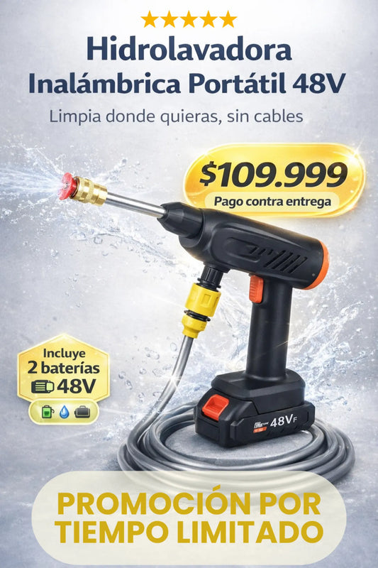 Hidrolavadora DOBLE Bateria Inalámbrica