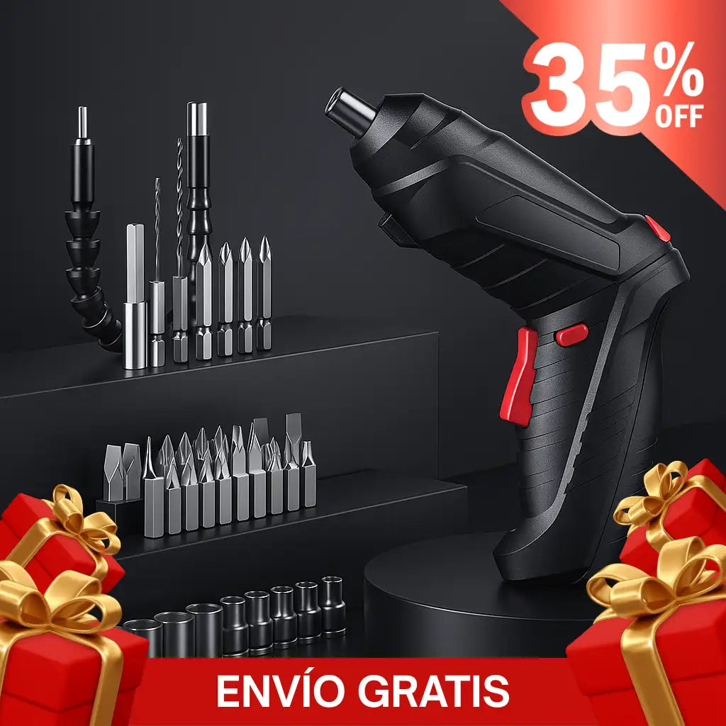 Juego de Destornillador Eléctrico Inteligente 🔧