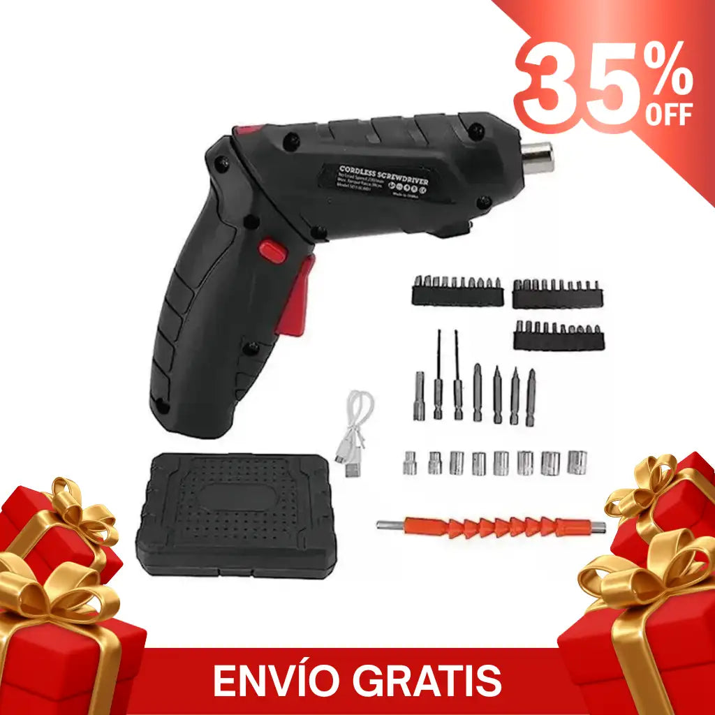 Juego de Destornillador Eléctrico Inteligente 🔧